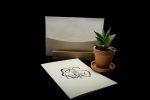 Invitatii botez personalizabile parinti copil si inimioara 13