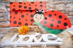 Invitatii botez forma de mamaruta 10 x 16 cm