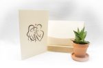 Invitatii botez personalizabile parinti copil si inimioara 13