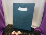 Pungi bleumarin marturii nunta sau botez 18 x 25 x 9 cm