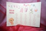 Liste asezare invitati model bebe si accesorii pentru bebelusi