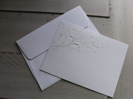 Invitatii botez dimensiuni mici carton alb 14 x 10.5 cm