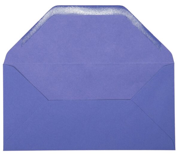 Plicuri albastre iris invitatii felicitare DL 110 x 220 mm set 20 buc