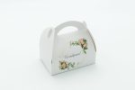 Cutii de Prajituri de 200g  model cu trandafiri 13 x 9 x 12 cm