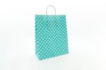 Pungi marturii nunta sau botez din hartie kraft inalbita 25 x 11 x 31 cm
