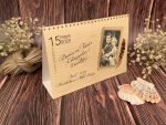 Invitatii nunta carton sidefat plic personalizat 17 x 12 cm