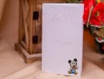 Meniuri botez Mickey Mouse 11 x 18.5 cm