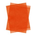 Hartie de matase portocalie set 24 buc