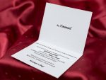 Invitatii botez dimensiuni mici model in relief 11.5 x 8.5 cm