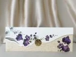 Invitatii de nunta din carton mat cu model floral