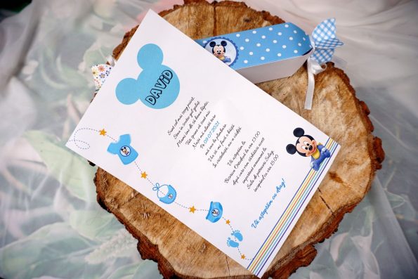 Mesaj Bun venit intâmpinare invitaţi model Mickey Mouse