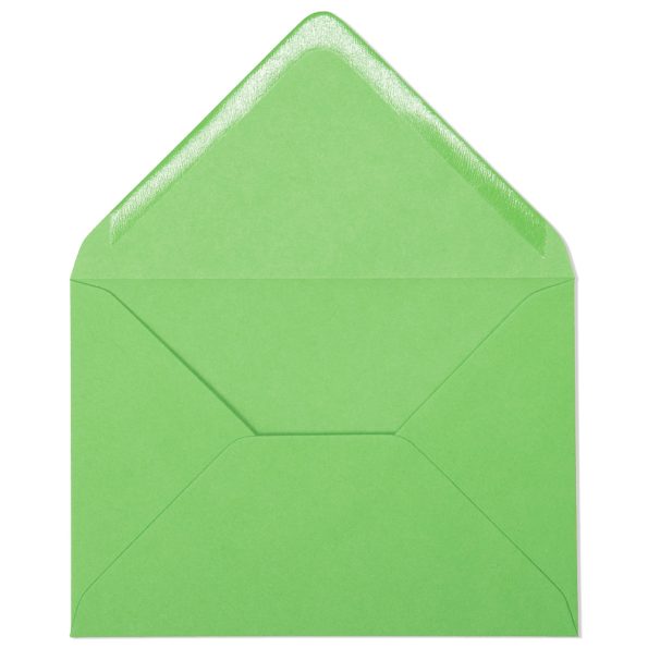 Plicuri verde crud invitatii nunta i8 134 x 184 mm set 20 buc