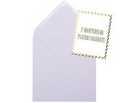 Plicuri lila patrate invitatii nunta 130 x 130 mm set 20 buc