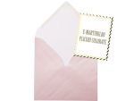 Plicuri roz sidef patrate invitatii felicitare 155 x 155 mm set 20 buc