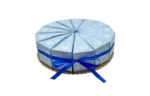 Cutii de Prajituri felie de tort albastre 15 x 7 x 7.5 cm