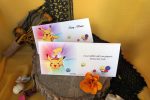 Plicuri de bani carton lucios cu Pokemon 9 x 20 cm