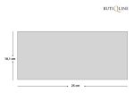 Invitatii nunta crem cu text elegant maro 10 x 24.5 cm