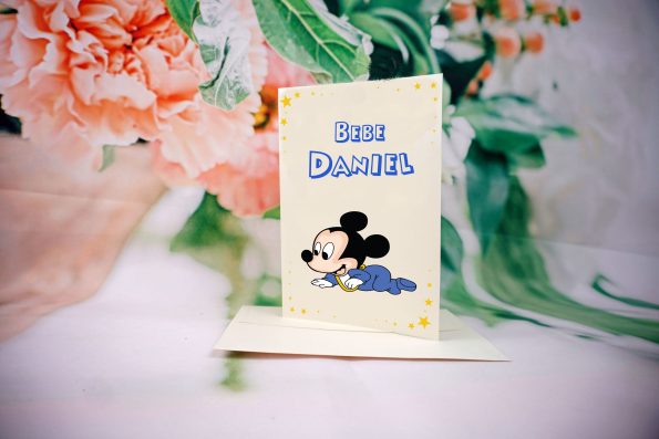 Invitatii botez cu Mickey Mouse