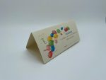 Plicuri de bani botez cu baloane multicolore 9 x 20 cm