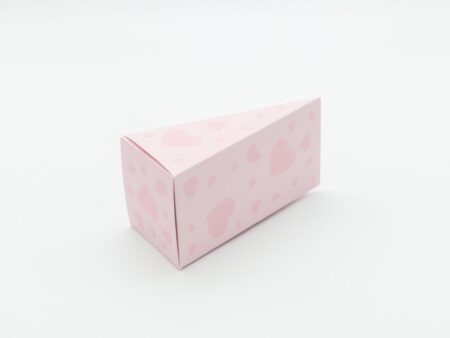 Cutii de Prajituri de culoare roz deschis 15 x 7 x 7.5 cm