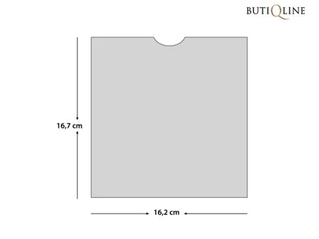 Invitatii nunta cu plic catifea albastra si ciucuras matase 16 x 16.7 cm