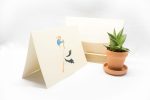 Invitatii botez personalizabile model barza cu bebelus 13