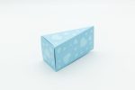 Cutii de Prajituri felie de tort albastre 15 x 7 x 7.5 cm