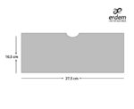 Invitatii nunta lux cu plic albastru cu print argintiu pe carton cu sidef
