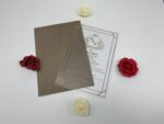 Invitatii nunta din pexiglas plic craft