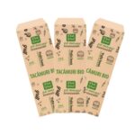  Caracteristici:Hartie kraft natur 38gr/mpDesign atractivPrezentare moderna a tacamurilorPotrivita pentru livrari la domiciliu si servireIdeal pentru fast-food