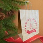 Punga natur model Merry Christmas – 25x11x30 – 100 buc