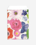 Punga mercerie design floral – lwc alb 70gr/m2  9×15 cm – 200 buc