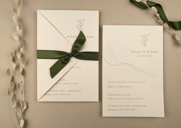 Invitatii nunta verde 20