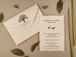 Invitatii nunta alb 17×12