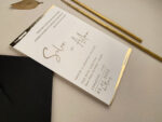 Invitatii nunta negru 12×17