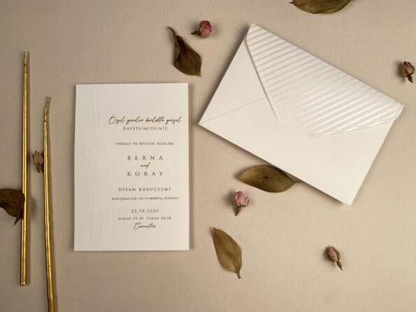 Invitatii nunta alb 18x12 cm
