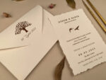 Invitatii nunta alb 17×12