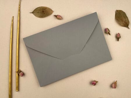 Plicuri bani elegante nunta 14 x 21cm gri