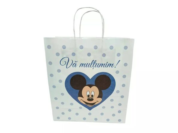 Marturii botez Set 7-Mickey: Pungi, Sticle 200ml, Cutii 200g