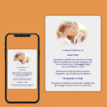 Invitatie digitala nunta cu miri