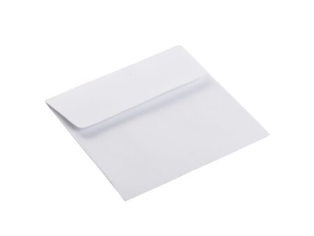 Plicuri bani elegante nunta 18 x 17.5cm alb