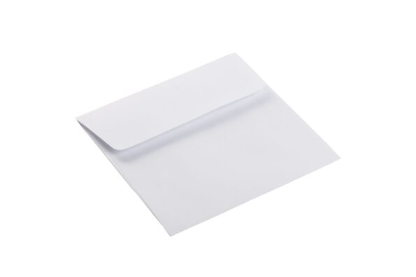 Plicuri bani elegante nunta 18 x 17.5cm alb