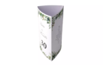 Meniu nunta elegant 9.5 × 21cm alb