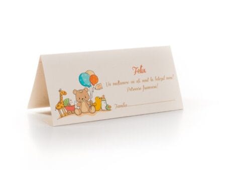 Plicuri bani elegante botez 9 x 20cm portocaliu