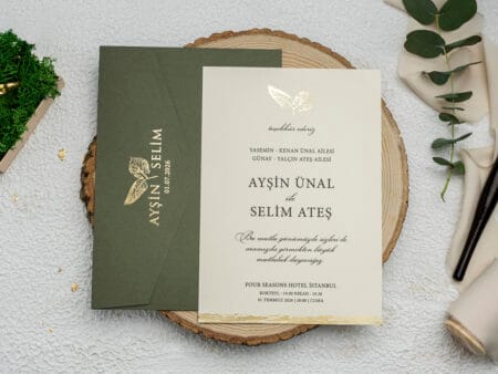 Invitatie nunta verde 11