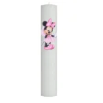 Lumanare botez minnie roz