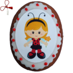 Turta dulce fetita buburuza 9 cm