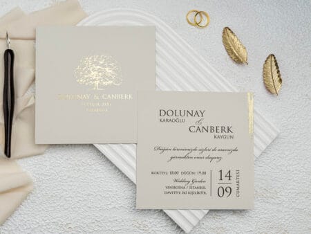 Invitatie nunta auriu 11