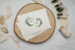 Invitatie nunta crem din carton 9x14cm ǀ e-Marturii.ro
