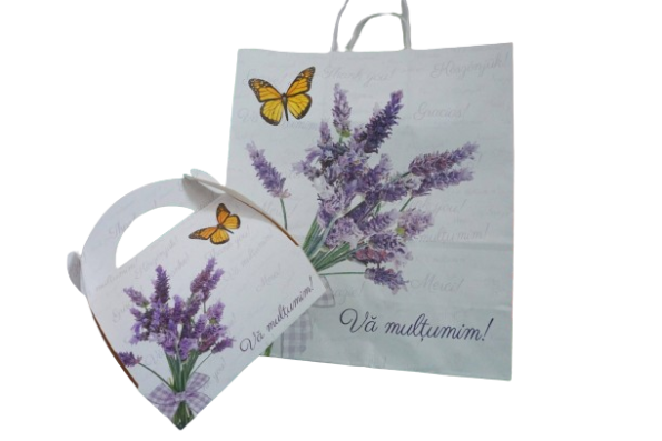 SET Marturie nunta Pungi Cutii Lavanda 1
